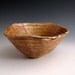 Natural Edge Maple Burl Hand Turned Wood Bowl