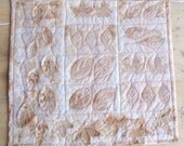 HERE the FRAILEST LEAVES of me - 1 - textile art - original design