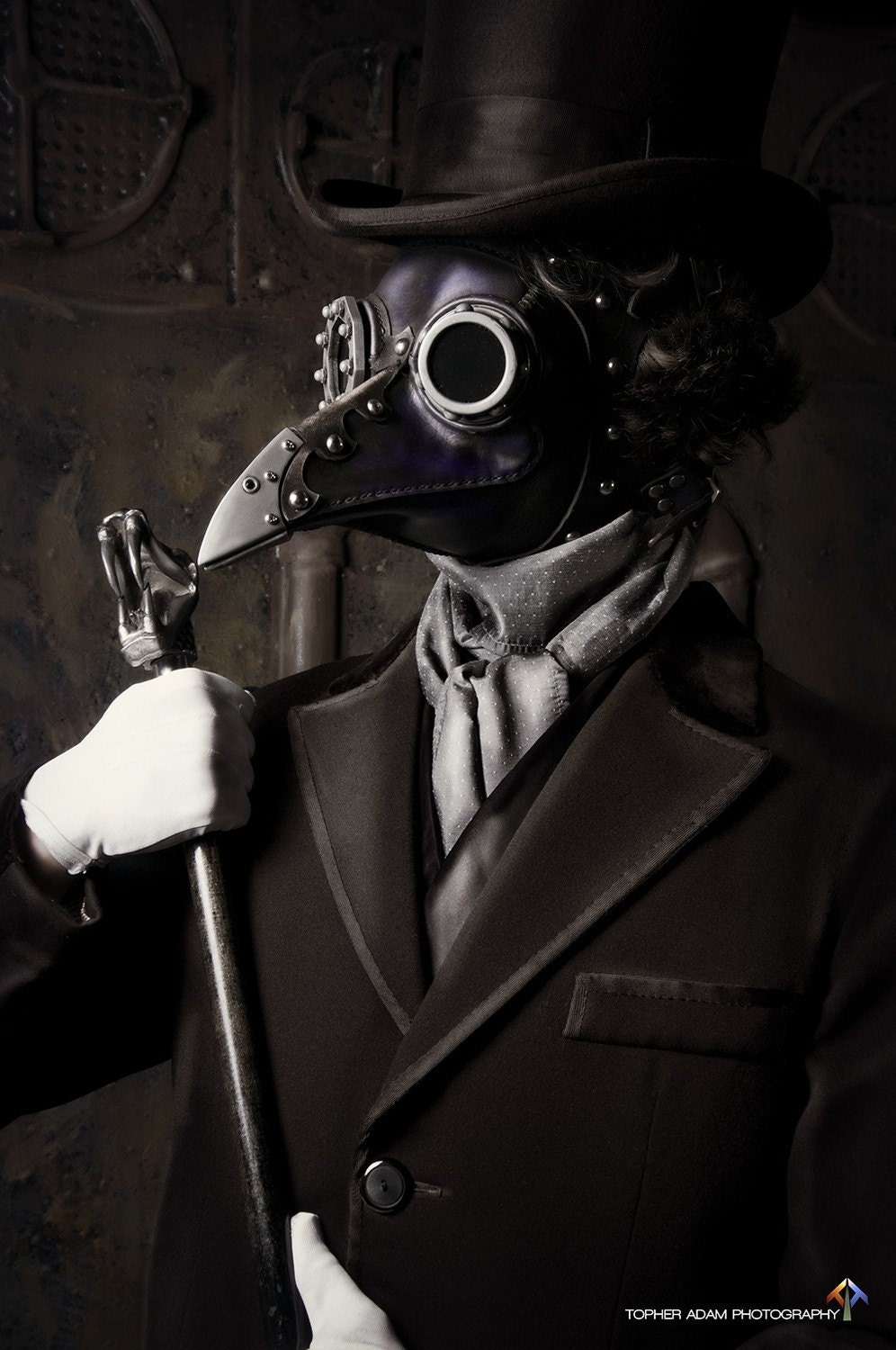 Steampunk Plague Doctor Mask "Dr. Beulenpest"