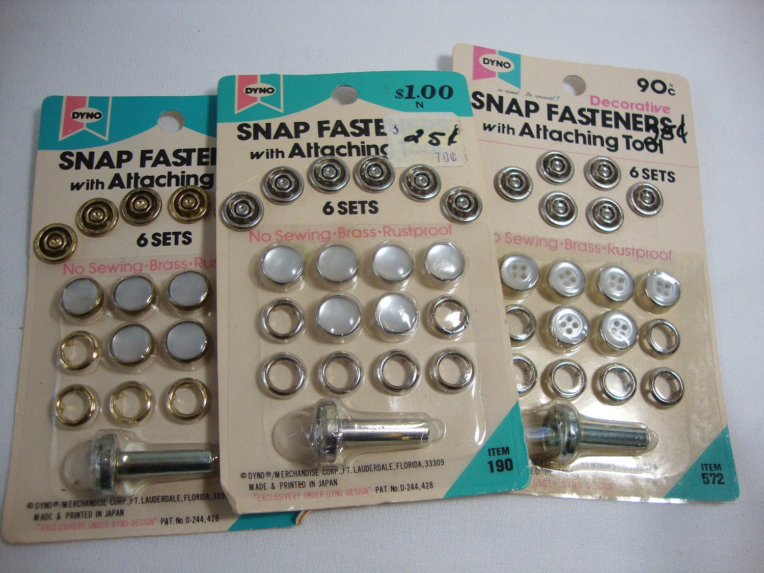 vintage western shirt repair pearl snap fasteners by Sassydoggs