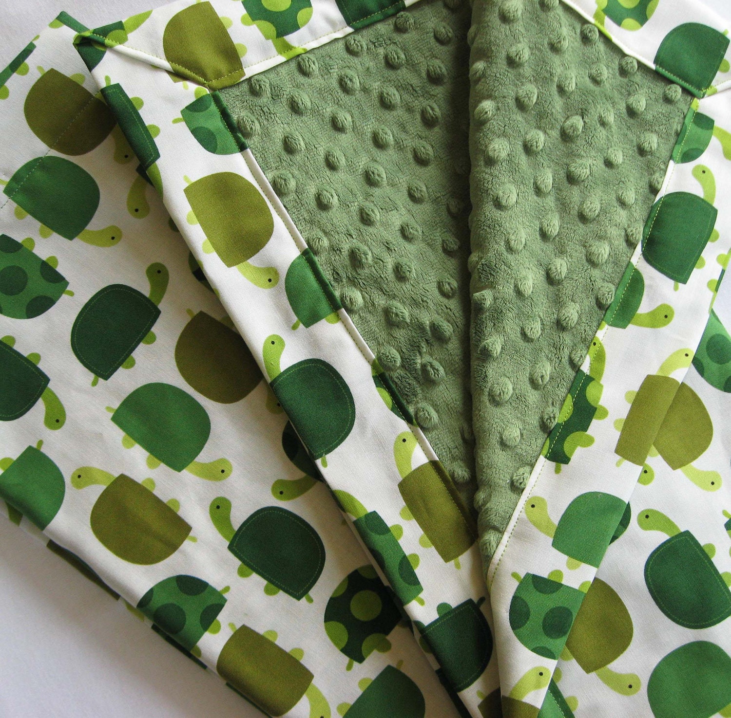 Urban Turtle Minky Baby to Toddler Blanket