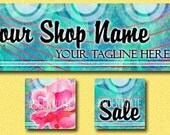 MAKE BELIEVE  ------ Premade Etsy Shop Banner Avatar Set - One Of A Kind (OOAK) & Fabulous - by Accentuate