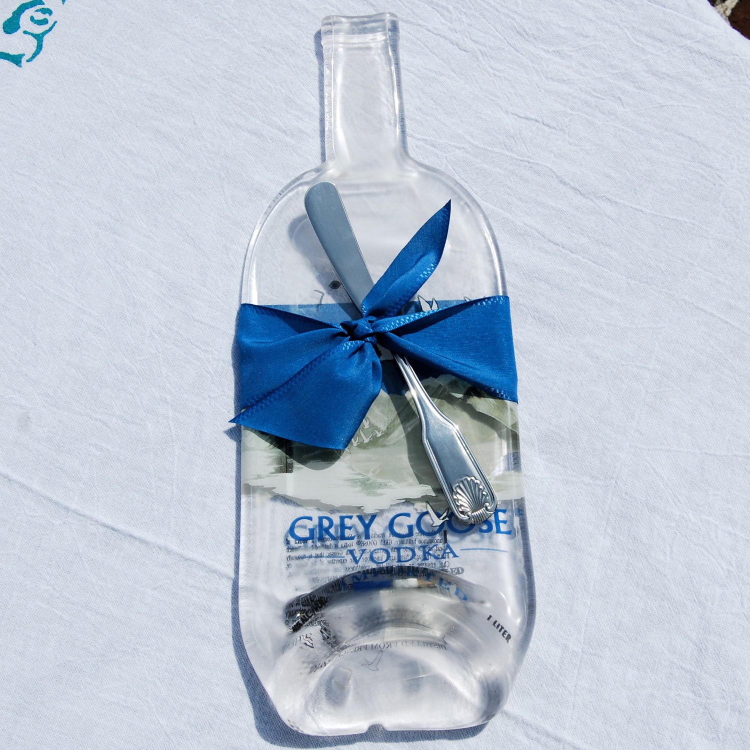 Large Grey Goose Vodka Bottle Serving Tray - Men's, Wedding, or Engagement Gift