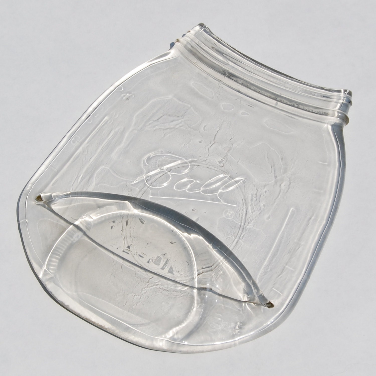 Ball Mason Jar Spoon Rest Quart Size Canning by FirstLightGlass