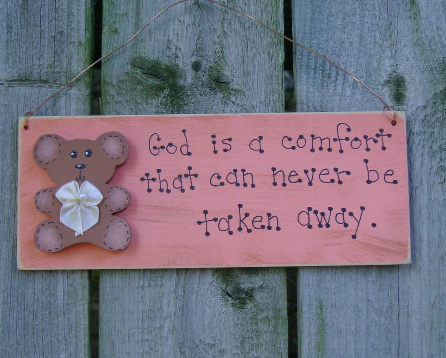 God is comfort Christian Sign
