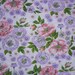 vintage fabric - pink and lilac sketch floral
