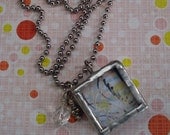 multi color swirl necklace