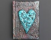 Turquoise Heart Sketchbook Journal