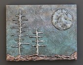 Barren - Textured Acrylic Art Canvas Painting