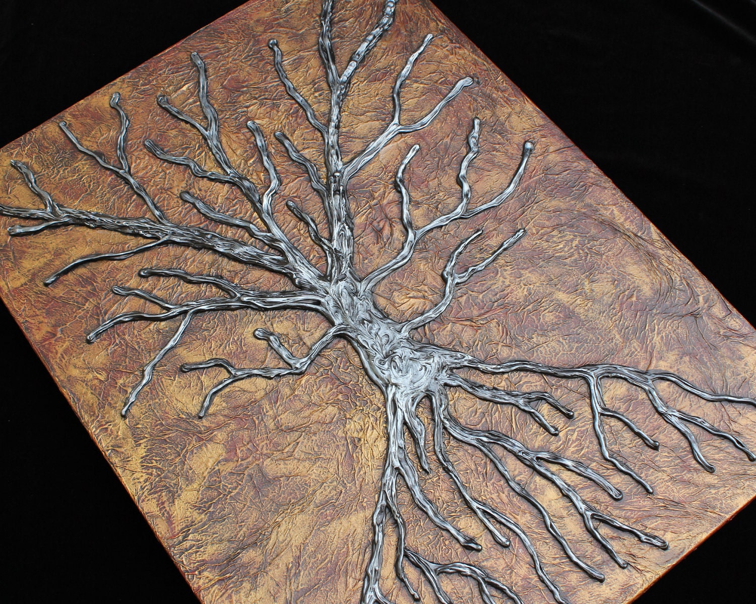 Tree Of Life - Textured Acrylic Art Canvas Painting