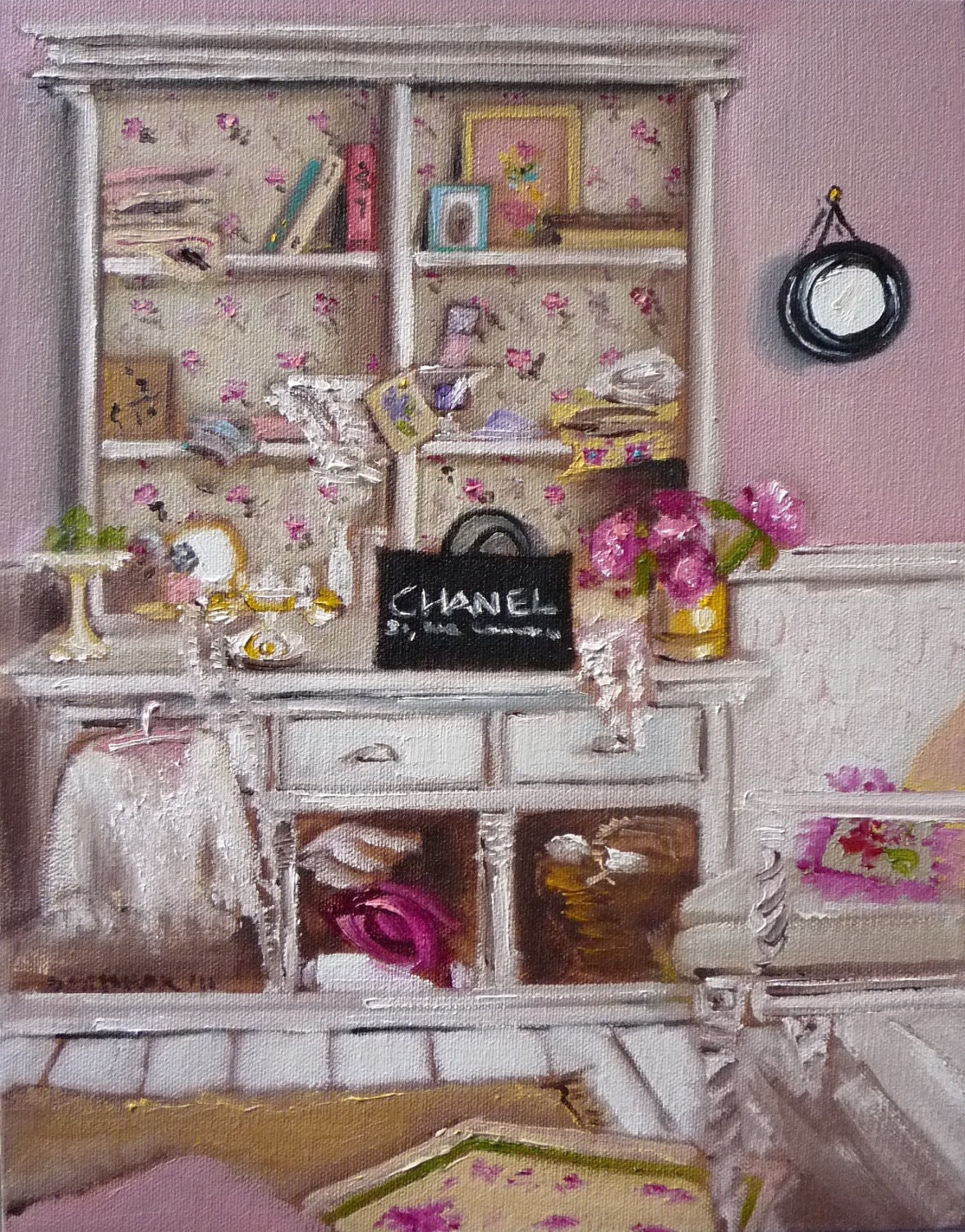 Isabelle's Dressing Room Signed Art Print
