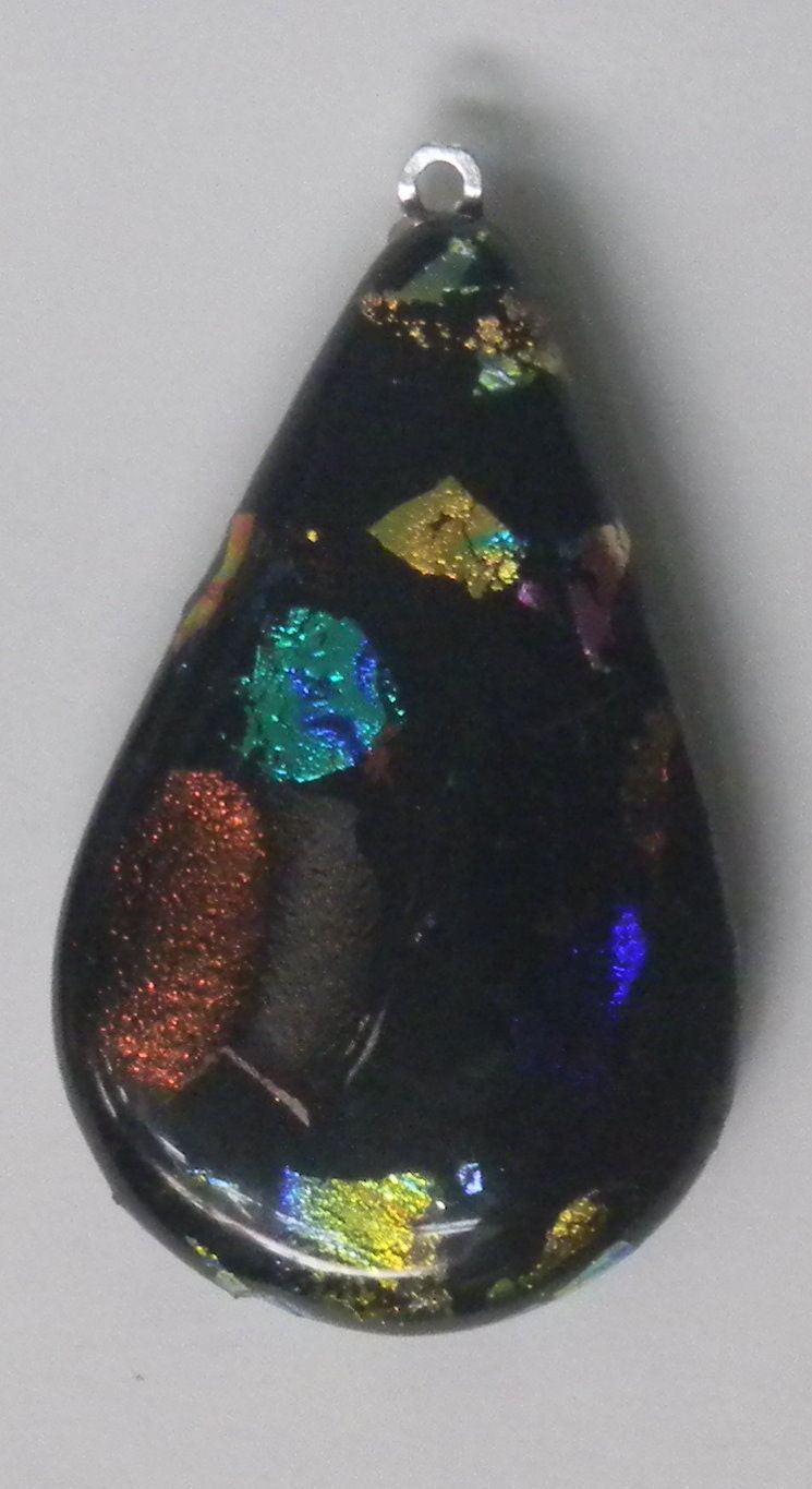 Dichroic Glass Pendant IV