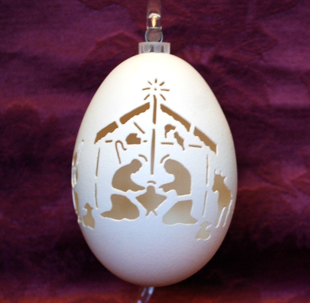 christmas ornament hand carved egg shell nativity by 1eggman christmas ornament hand carved egg shell nativity by 1eggman