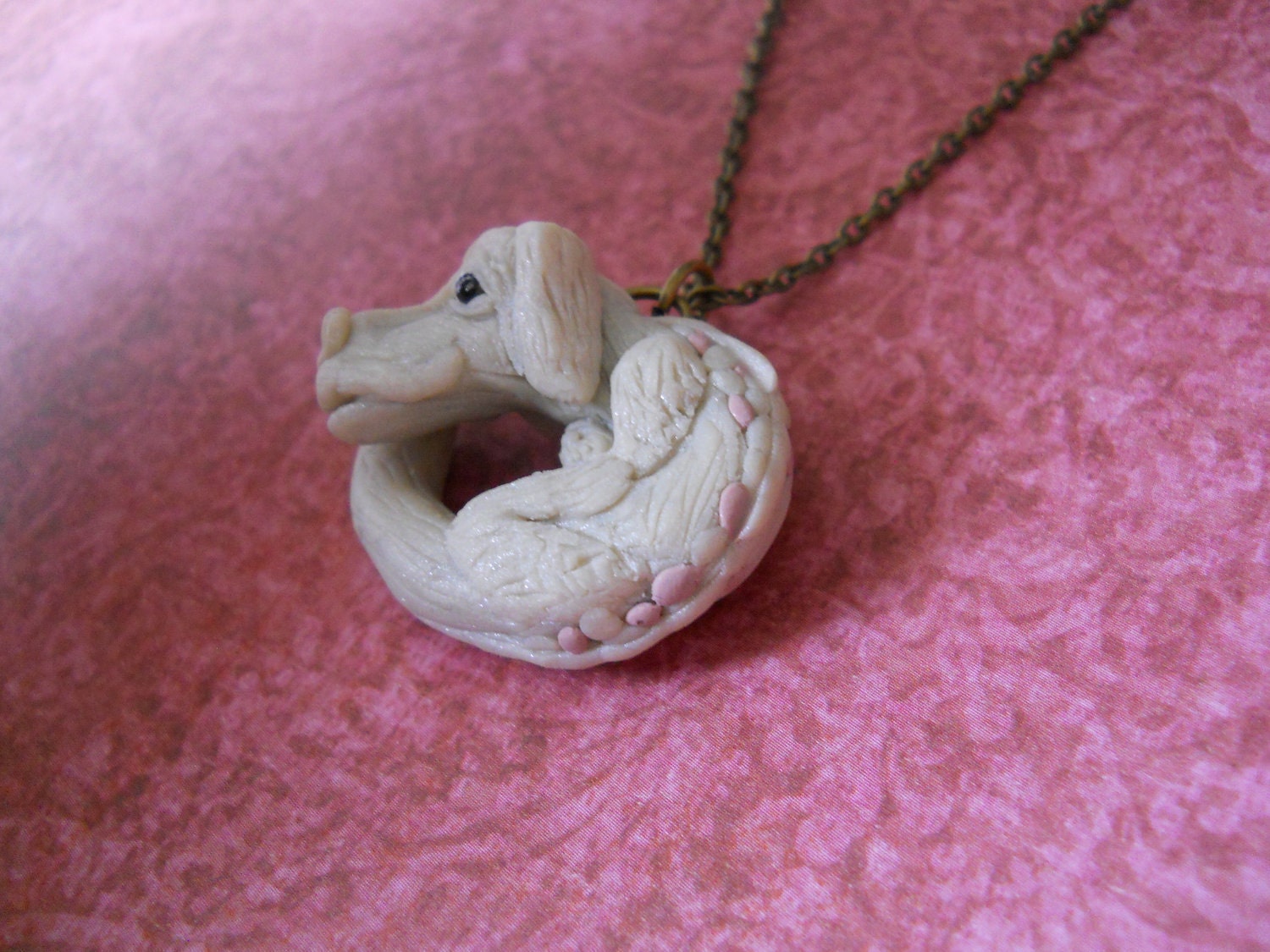 Falcor the luck dragon necklace