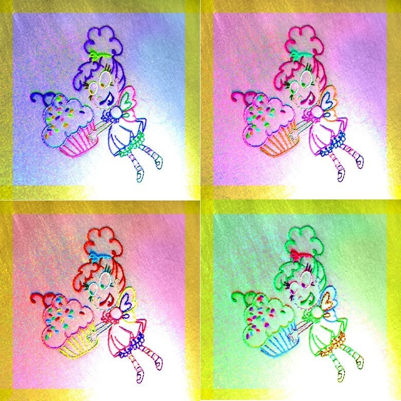 Embroidery Pattern... Fairy Sweet Cupcake for hand stitching by isewcute