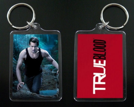 TRUE BLOOD keychain / keyring ERIC NORTHMAN Alexander Skarsgard