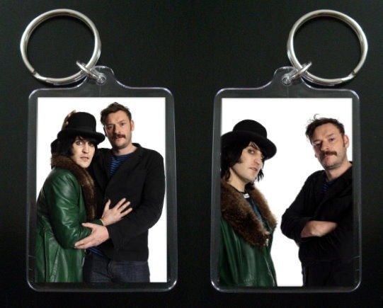 MIGHTY BOOSH keychain / keyring VINCE Noir Howard Moon