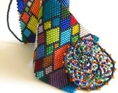 Stained glass clown