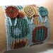 Offset Squares Herringbone Cuff