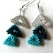 Turquoise Triangle Earrings