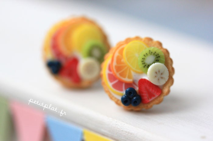Fruit Tart Earrings - Tutti Frutti - Fruit Tart Collection
