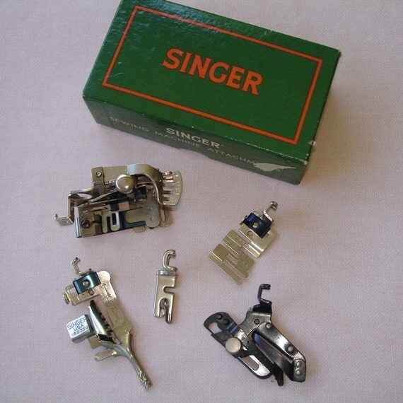 Singer Sewing Machine Attachments 160809 by GeneralWhimsy2 on Etsy