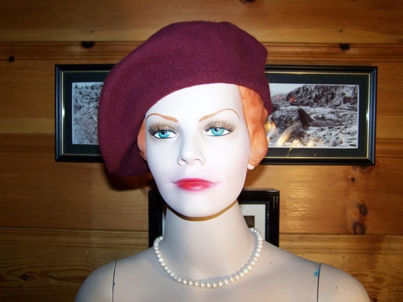 Burgundy Beret