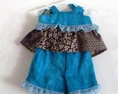 Baby Girls 6 Month  2 piece set top and Bloomers