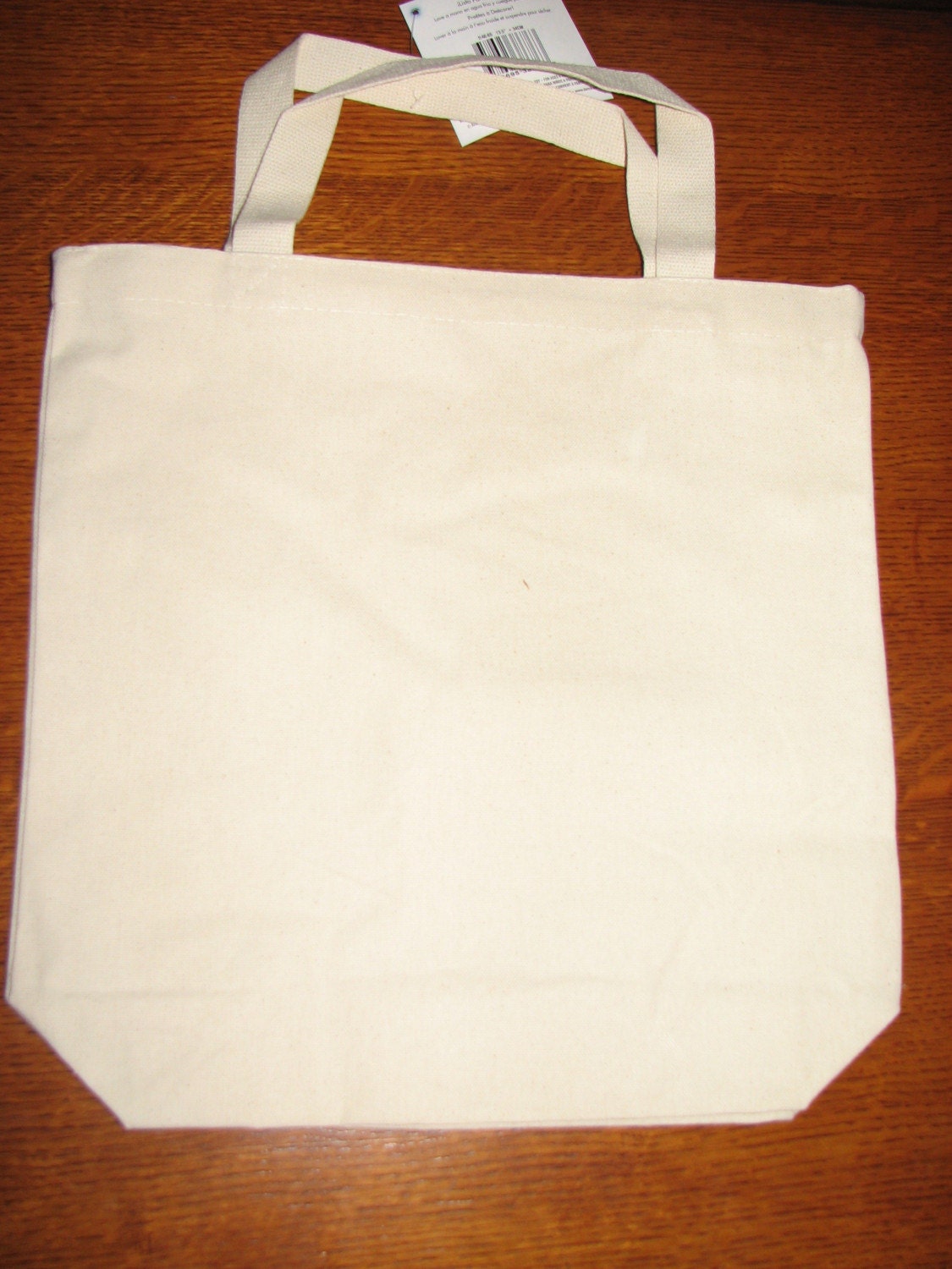 BLOWOUT 12 Blank Natural Canvas Tote Bags Purse Handbag for Decorate ...