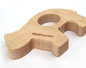 personalize any wooden teether toy, baby toy of your choice