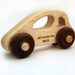 personalized toy car, wooden toddler kids car