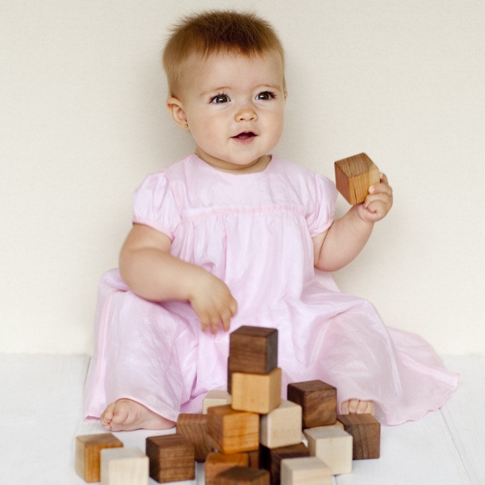 wooden blocks, 24 organic baby's first block set