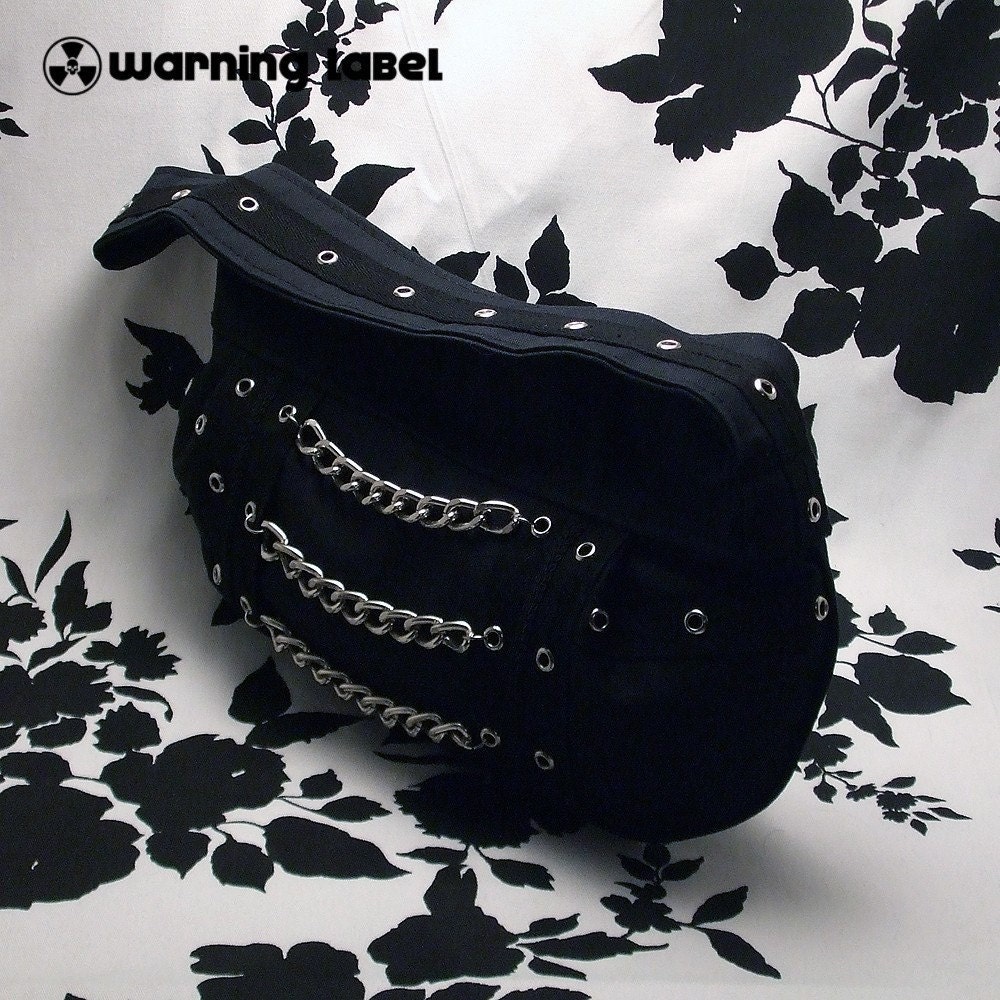 RESERVED for THEORIGINALFLYINGL Heavy Metal Gothic Clutch Bag - EXECUTIONER - Warning Label Creations