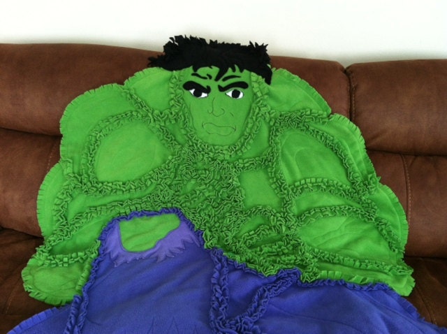 The Incredible Hulk Fleece Rag Blanket