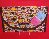 Blue Bangle Dots Diaper and Wipes Case Holder Clutch
