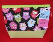 Snoozing Owls Kids Toiletry Bag Large Size