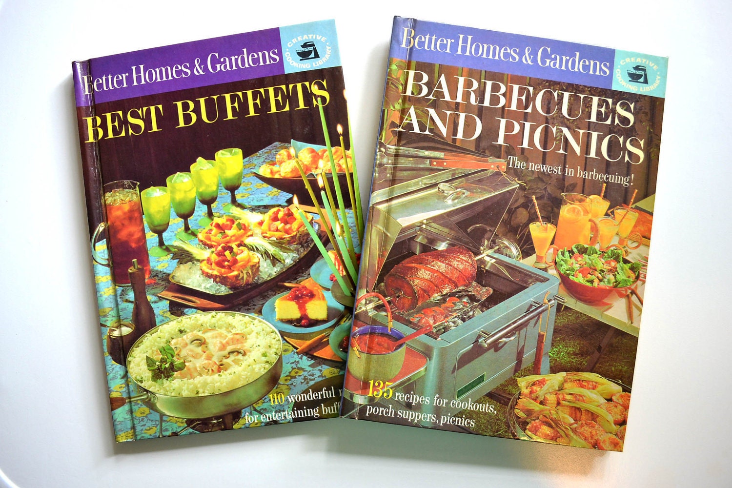 Better Homes & Gardens Cookbook Lot - Buffets, Barbecues, and Picnics