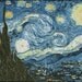 Vincent Van Gogh THE STARRY NIGHT cross stitch pattern No.501