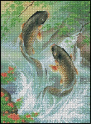 Fish Cross | Cross Stitch Supplies Online