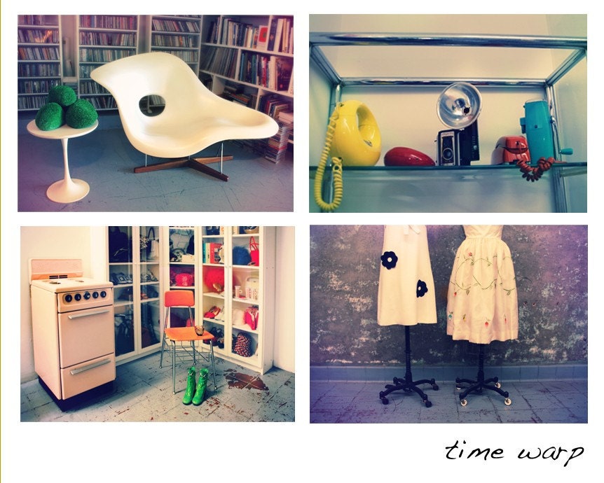 Time Warp, set of 4 photos