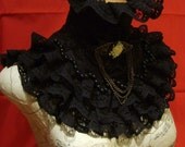 Black victorian collar