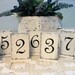 WEDDING TABLE Numbers Self Standing Signs REVERSIBLE Shabby Cottage Vintage Chic Weddings