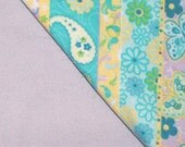 Flannel Paisley Baby Blanket