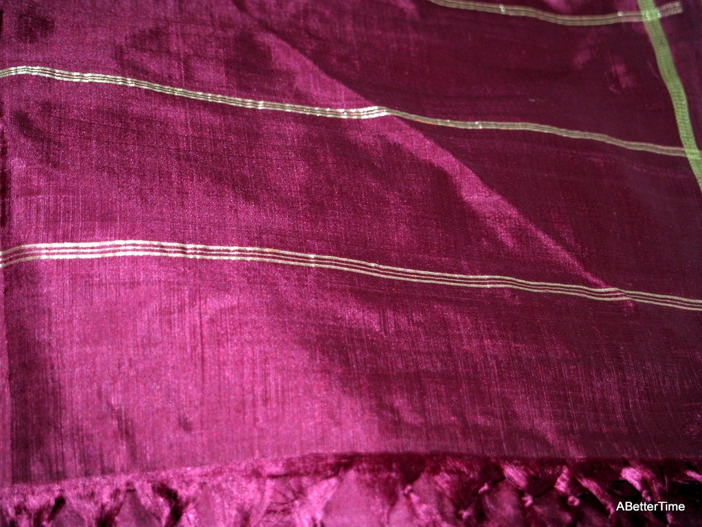 Gorgeous silk sari or home decor curtain