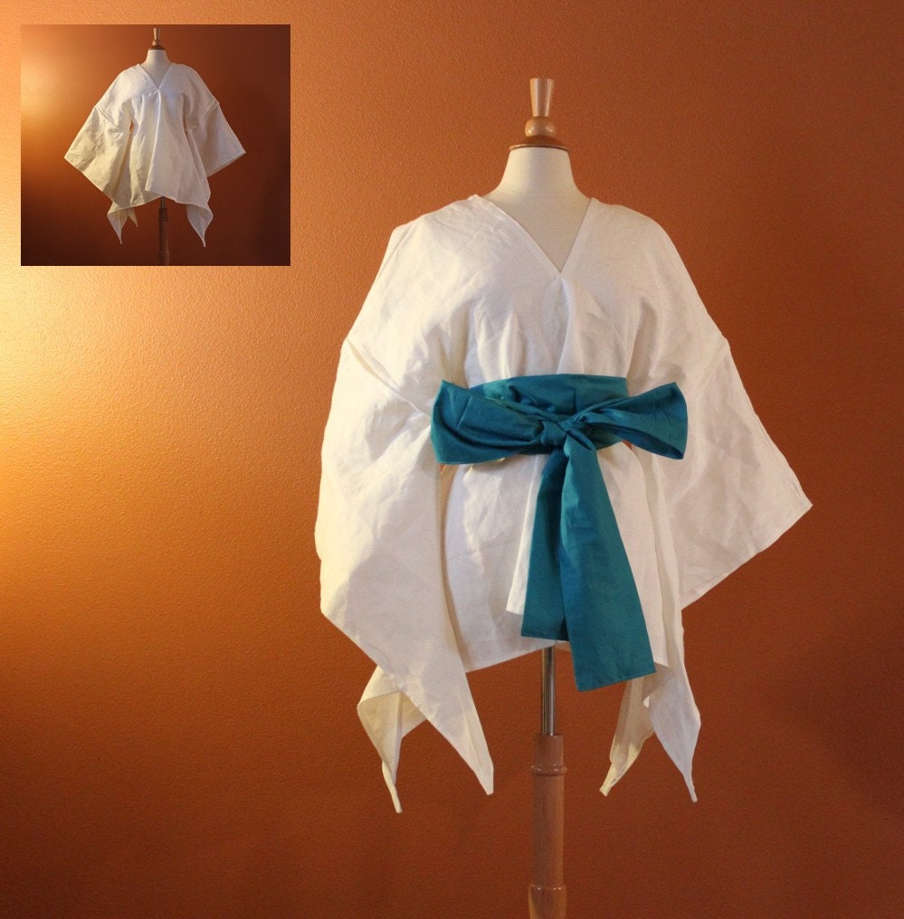 custom linen swallow top with 5 cotton obis made to order listing