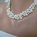 Handmade Weddings Pearl Necklace brides, bridesmaids, special occasion