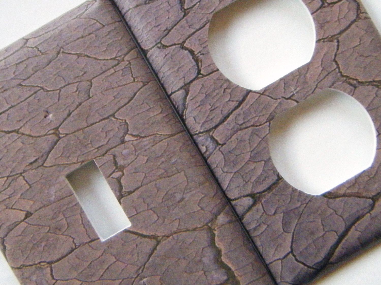 Light Switch Cover Outlet Cover Switchplate Cracked Earth