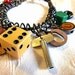 Steampunk Repurposed Vintage Junk Charm Bracelet