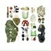 Beachcombing series (No.56) - 8 x 8 photograph - driftwood, beach stone, mussel, seaweed, sea shells, sea glass, barnacles