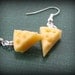 Cheese Wedge Earrings
